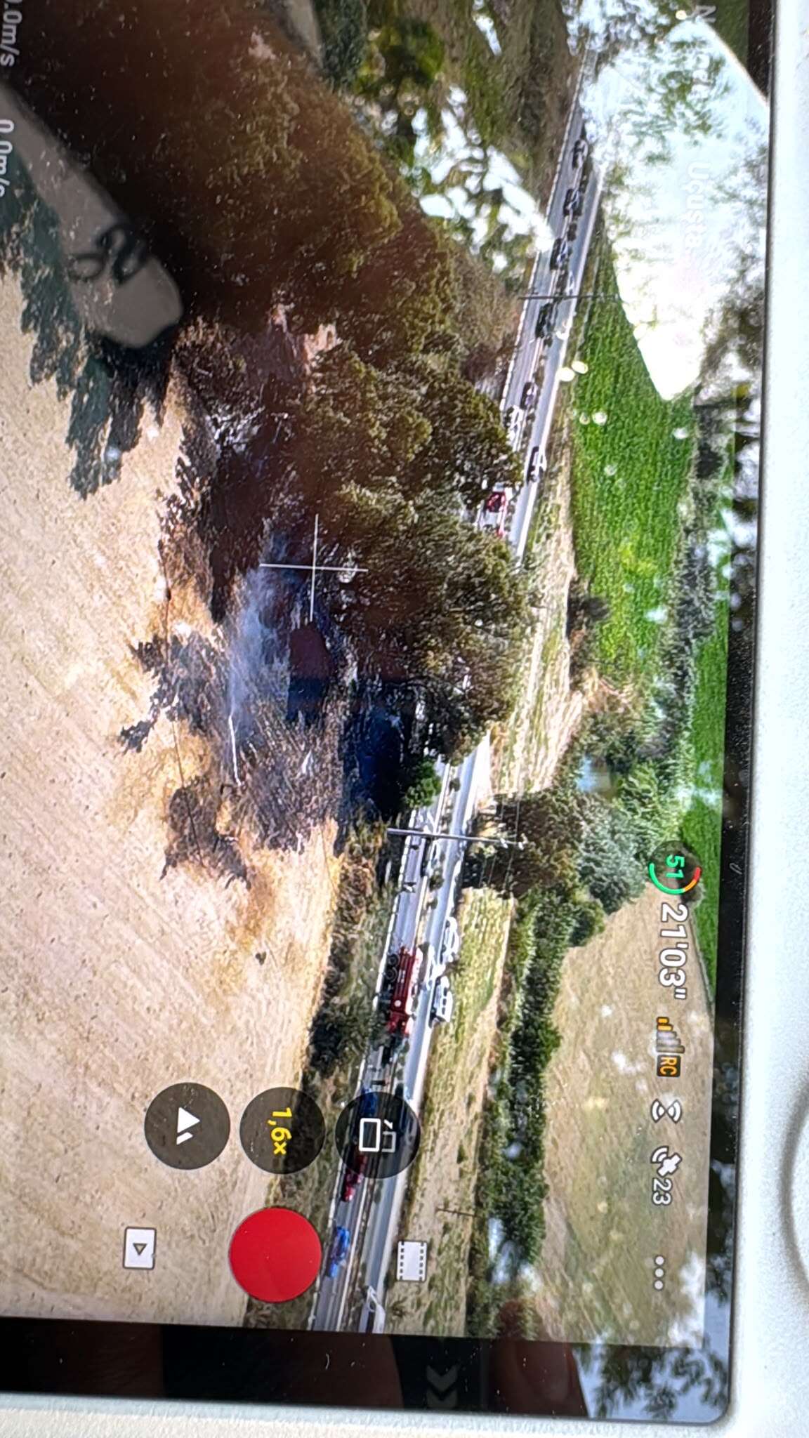 Milas Bodrum Yolunda Yangın Başladı 1